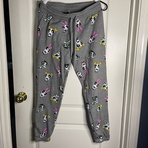 Power puff girl sweat pants size L